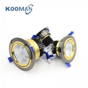 led down light high quality cob light source,die cast aluminum lamp body,triple anti-glare
